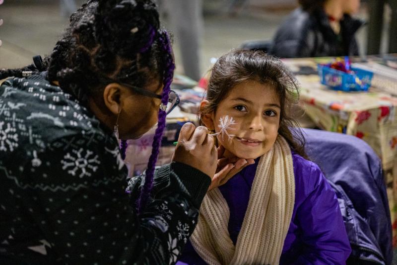 Face Painting at Greenville Gives