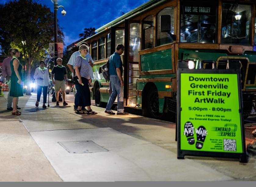 Emerald Express Trolley - ArtWalk