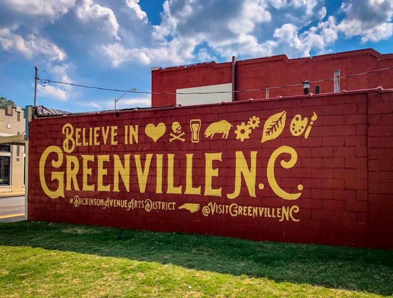 Believe In Greenville Wall Mural