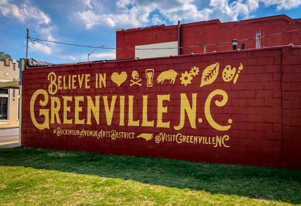 Believe In Greenville Wall Mural