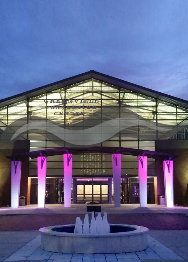 Convention Center Front Night