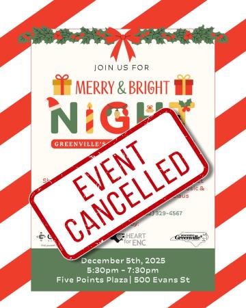 Merry & Bright Night Canceled