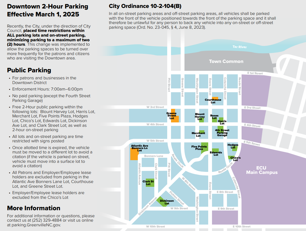 2025 Downtown Parking Map