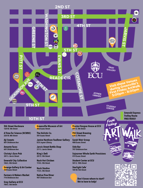 ArtWalk May 2024 Map